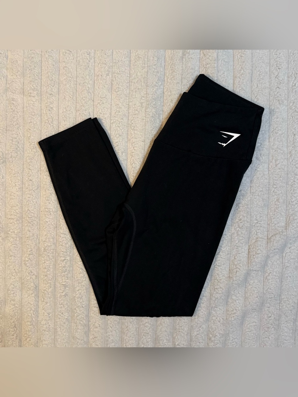 Black Gymshark Leggings Cropped Size S